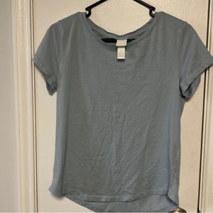 H&M grey/blue cotton shirt
